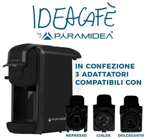 Macchina caffe nera 3in1 - macchina,